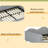Upholstered Daybed, Sherpa Fabric Sofabed With Cloud-Shaped Backrest, No Box-Spring Needed-528827686-528827673