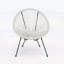 Chaises d'extérieur modernes en faux rotin avec structure en acier, ensemble de 2, confortables et durables pour la détente-297175470