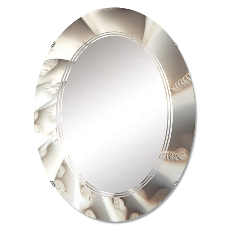 Sunelle - Miroir mural moderne ovale, 30 po x 20 po