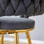 Tabourets de bar pivotants avec coussins (ensemble de 2)-1952070878-1952070879