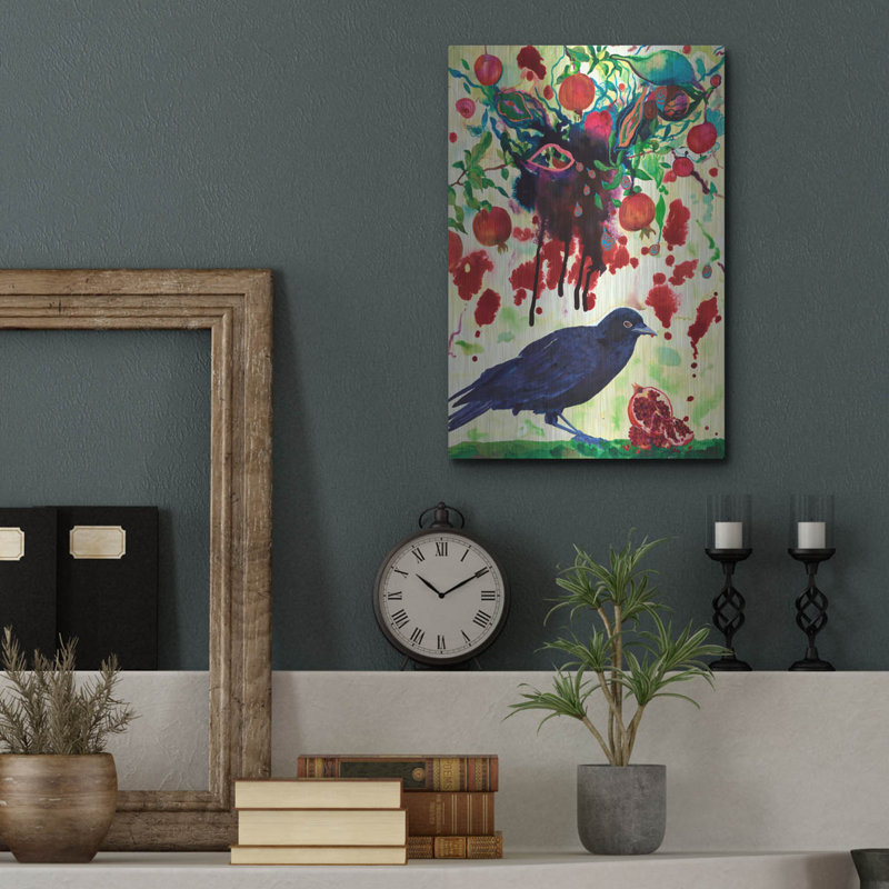 «Crow» par Carissa Luminess, H 16 po x l 12 po
