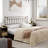 Metal King Size Headboard, Adjustable Height, King Headboard Only for Bedroom, Rustic Farmhouse Style, Attach Frame, Easy Assembly, Brown-1171318201-1171318200