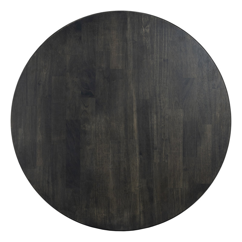 Plateau de table rond 36 po avec base ronde Rosy, Gris