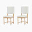 Chaises de salle à manger rembourrées 2 pièces Vintage-1052509237