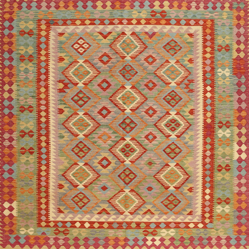 Thuan Oriental Indoor Rug, Square 4'