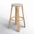 Alastair 30" Rattan Bar Stool - White/Tan Dot / Natural Rattan Frame-88071848-88071841