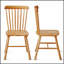 Chaises de salle à manger 4 pièces en bois d'hévéa naturel, fabrication en bois massif pour la durabilité et le confort, conception simple et élégante pour toute salle à manger.-46657013