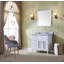 Ensemble de meuble-lavabo simple 37 po avec miroir Hamil