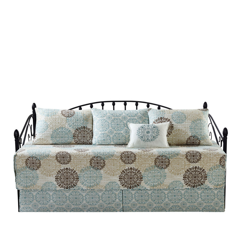 6 Piece Marina Medallion Daybed Bedspread Set