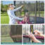 Songmics 305cm Round Backyard Trampoline with Safety Enclosure-69793954