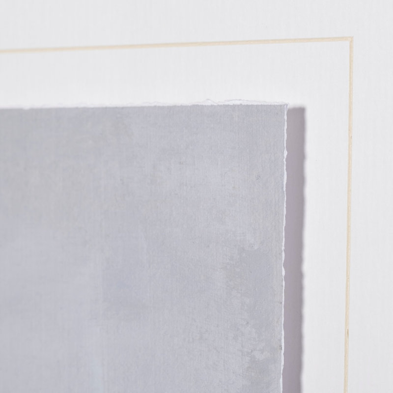 «Boat on the Horizon II» par Ethan Harper, reproduction d'art encadrée et texturée encadrée sous verre