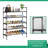 5-Tier Metal Stackable Shoe Rack
