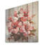 Charme d'hibiscus de ferme - art mural en bois d'hibiscus sur bois de pin naturel-421758573