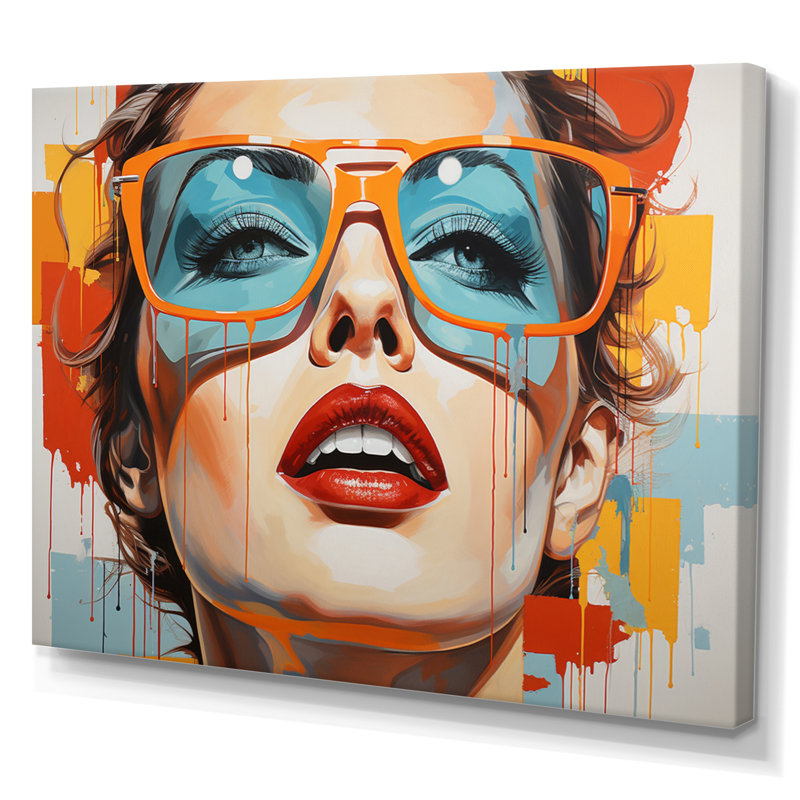 Pop Pop Inspiration II sur toile, Toile tendue, H 24 po x l 32 po x P 1 po