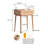Dresser Bistro Table dresser 100% solid table table desk top table dresser compact dresser accessories storage width 60cm storage drawer
