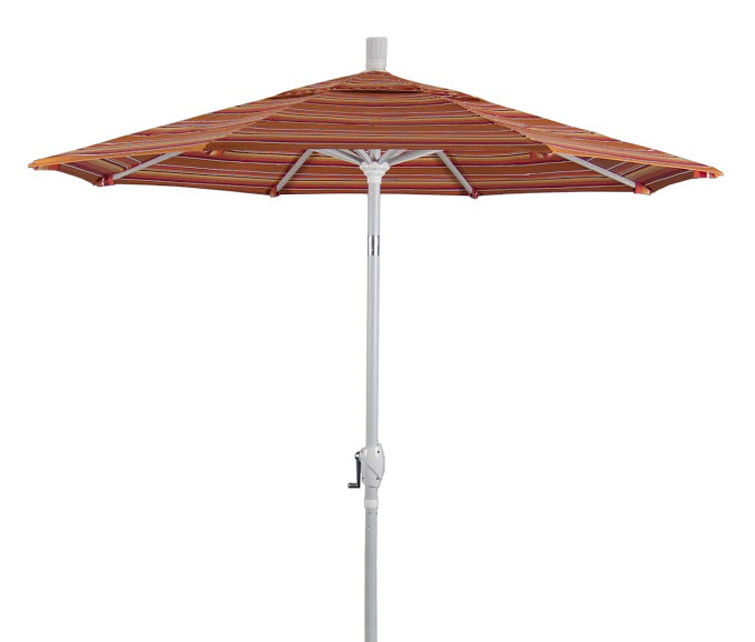 Parasol sunbrella de marché 7,5' Wallach, Sunbrella® mangue rayé Dolce