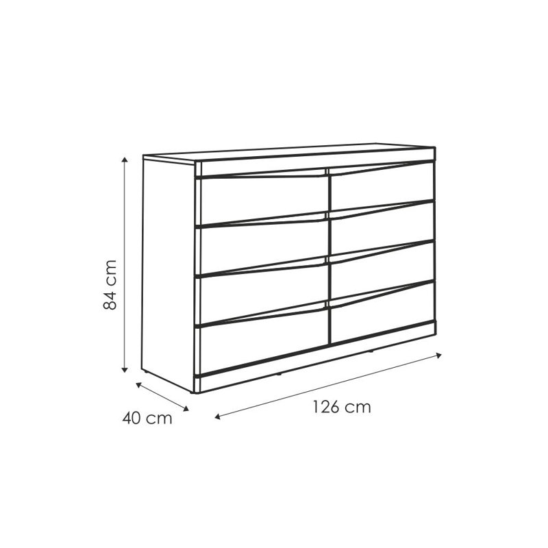 Aryanna 126cm Sideboard