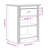 15.2'' W Solid Wood Nightstand-536548527