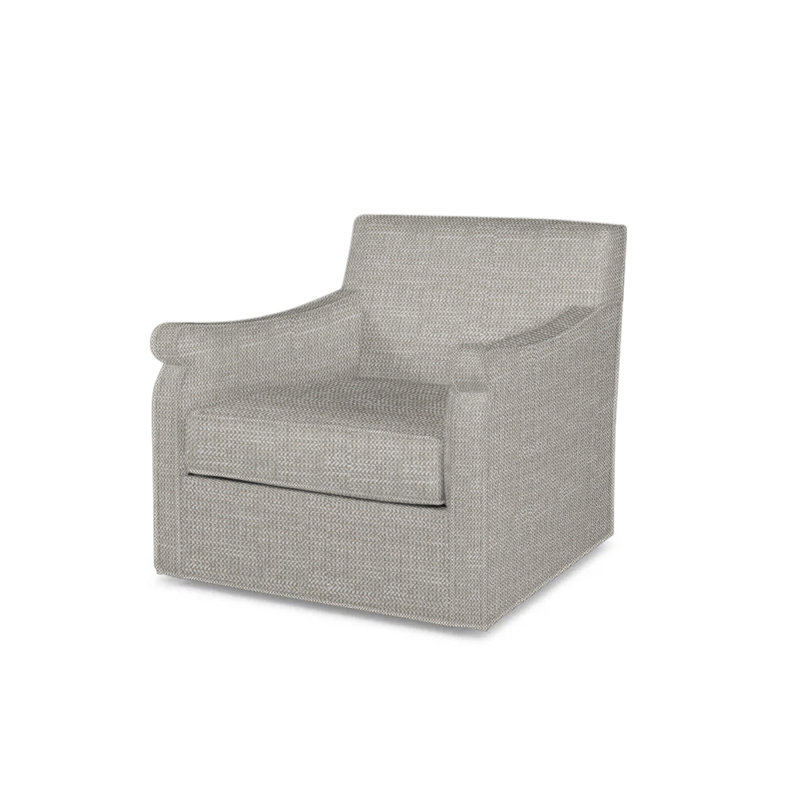 Fiske Outdoor Swivel Lounge Chair, Gray 71628L82