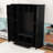 Farmhouse Hall Tree with Bench, Cabinets, 5 Hooks and Adjustable Shelves-714492730