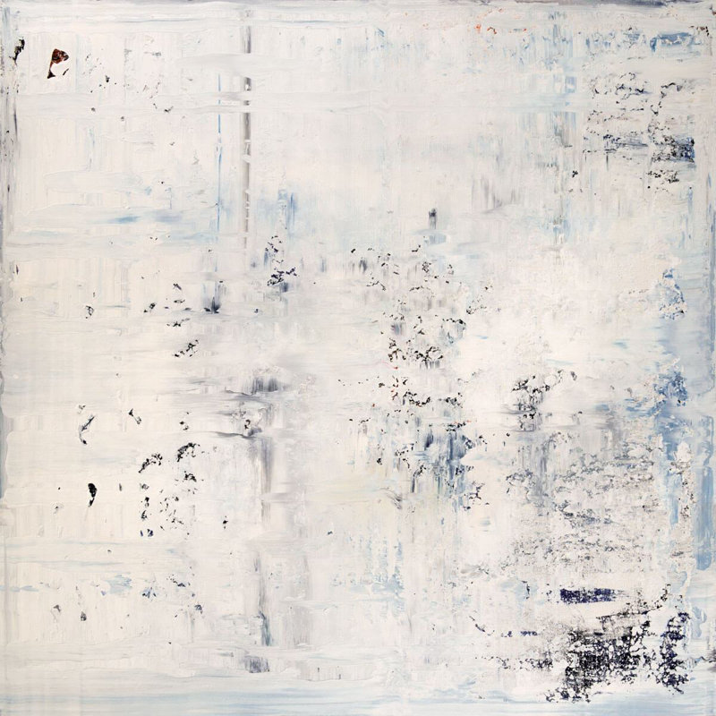 "Blissful Th pensant I" par John Beard - reproduction d'artiste sur toile, H 40 po x l 40 po x p 1,5 po