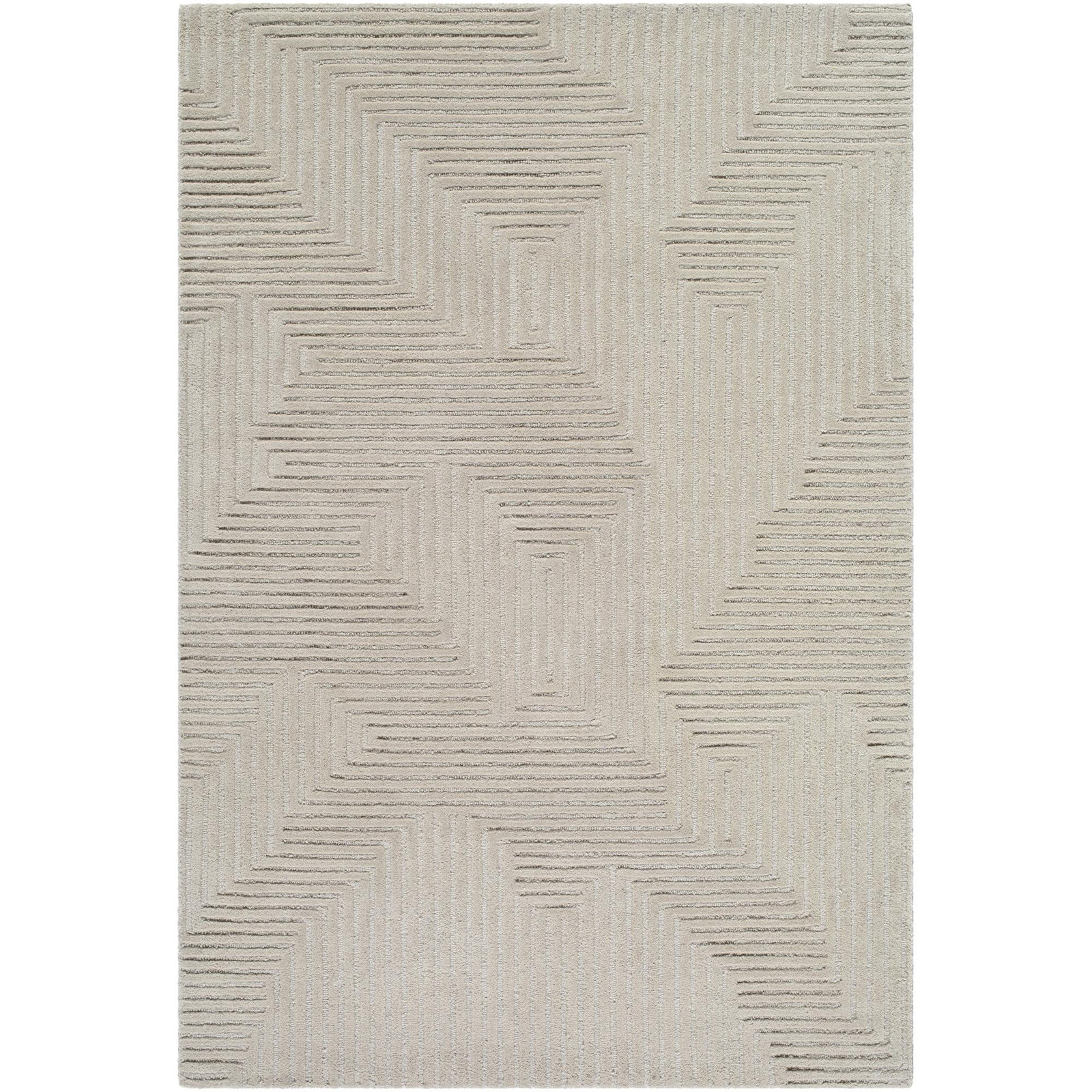 Polk Hand-Tufted Geometric Rug, Rectangle 8' x 10'
