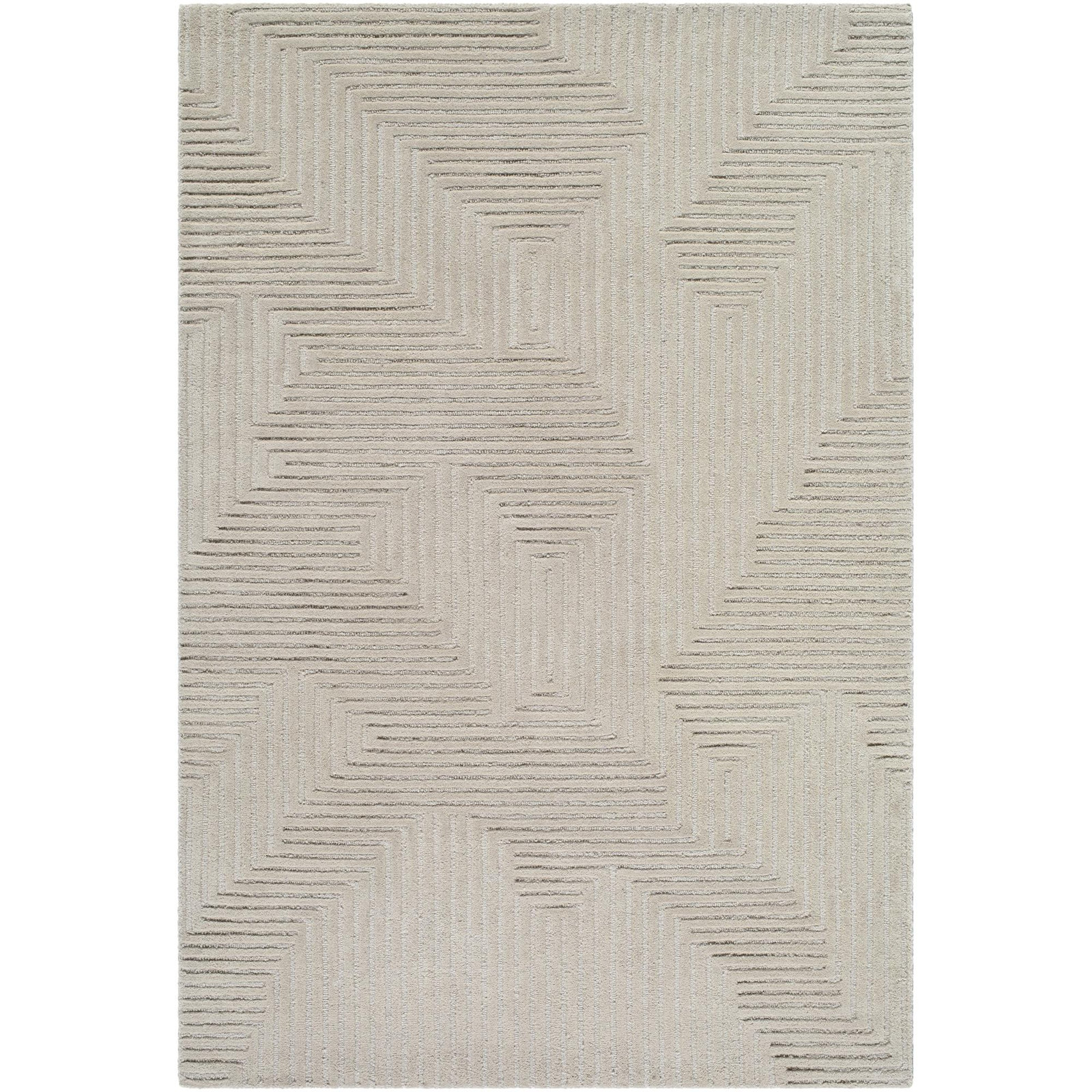 Polk Hand-Tufted Geometric Rug, Rectangle 2' x 3'