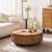 Round Wood Coffee Table