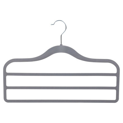Gloversville Velvet Non-Slip Multi-Layer Hanger for Skirt/Pants