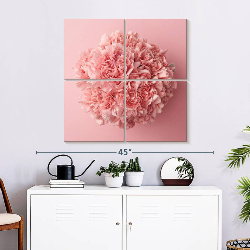 Œillet Harnek rose, H 32 po x l 32 po