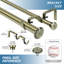 Tringle à rideaux double à boutons plats Couey-1664546583-1664546587