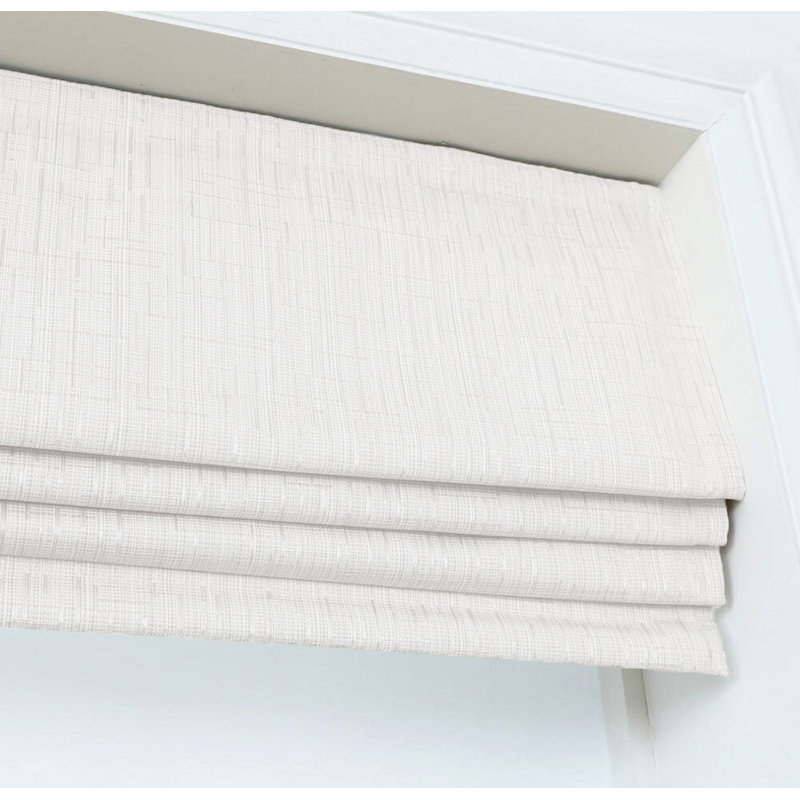 Store romain obscurcissant 100% sans cordon, Blanc perle, L 31 po x L 64 po
