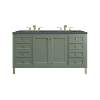Ensemble de meuble-lavabo double 60 po Chicago