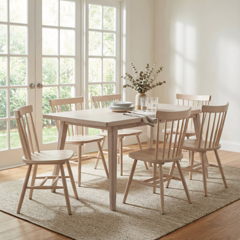 Ensemble de 2 chaises Tyce, Beige Wood