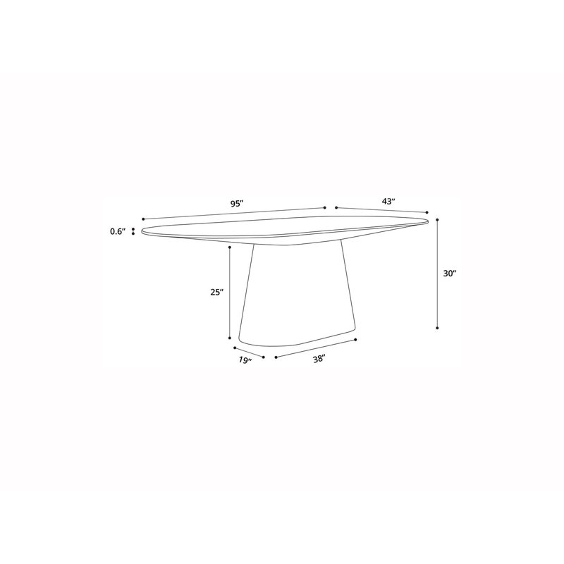Sullivan Oval Dining Table, White Lacquer