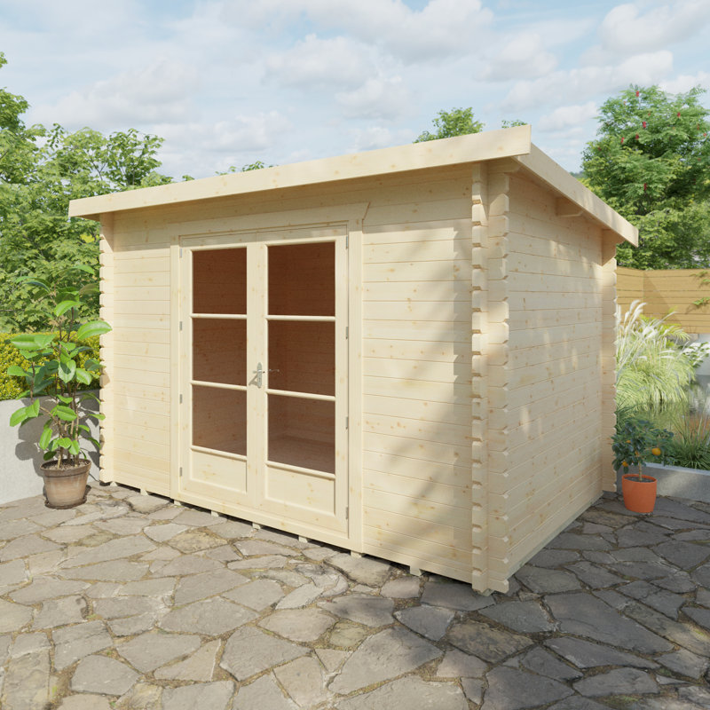 The Blake Tongue & Groove Log Cabin - 12x8w
