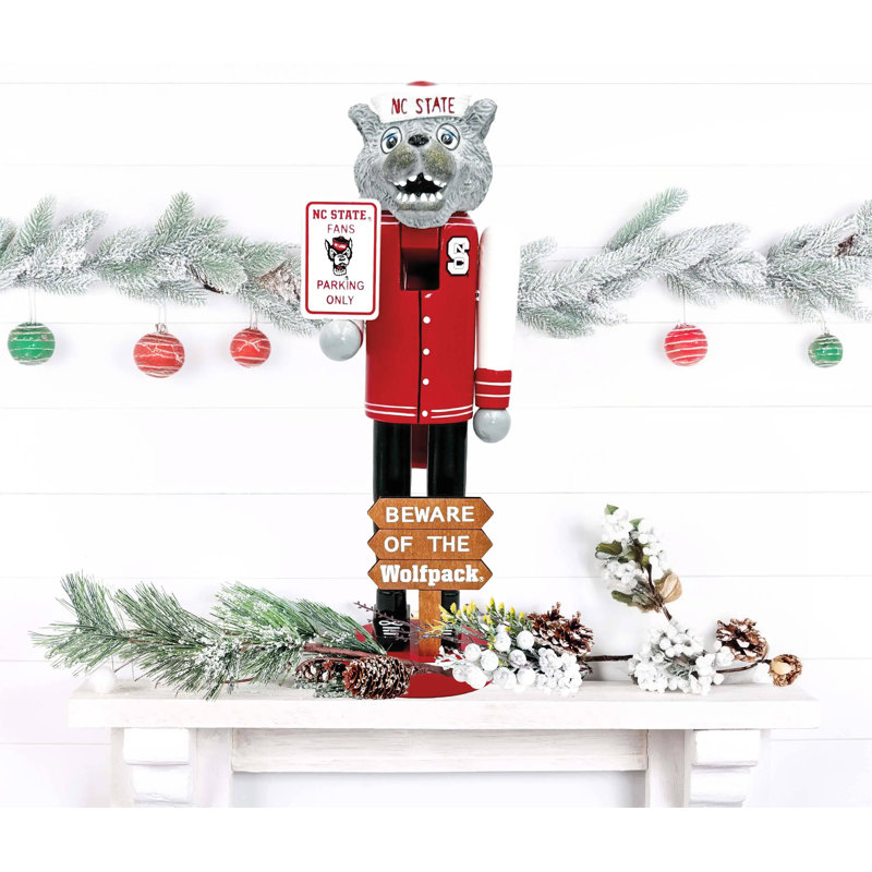 Casse-noisette 12 "NCAA College Spirit Beware, North Carolina State