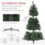 Arbre de Noël artificiel régulier (double) avec aiguilles vertes-997792438
