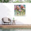 Décoration murale d'extérieur toutes saisons Annelein Beukenkamp «Siberian Iris Mauve»-1413661745