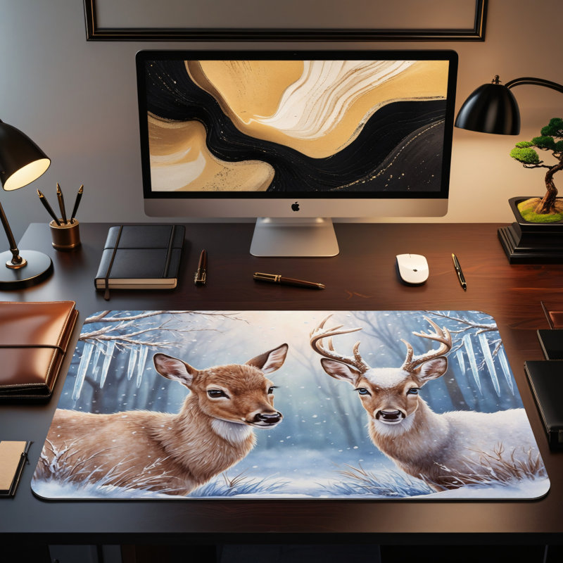 Polyester Desk Pad, 31.5x15.5