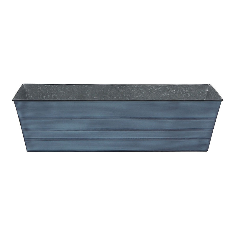 Drennon Handmade Window Box Planter, Nantucket Blue