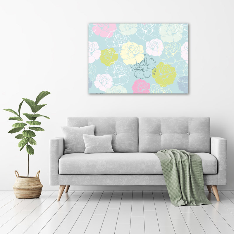 Roses - Wrapped Canvas Print