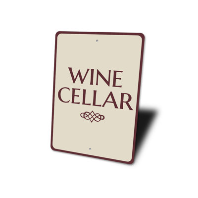 Plaque en aluminium Home Wine Cellar