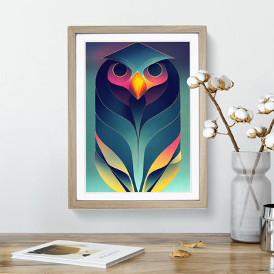 Futuristic Bird - Single Picture Frame Print