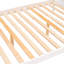 Lit simple superposé au dessus d'un lit double avec tablettes, 2 rangements d'escalier et - 2 tiroirs de rangement blancs-454231260