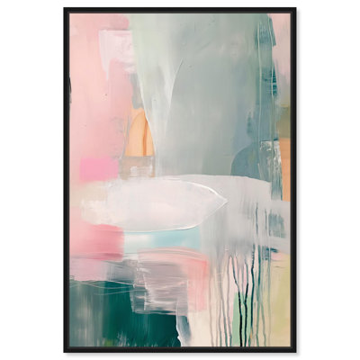 Soft Meadows I Canvas Colorful Pastel Art by Art Remedy