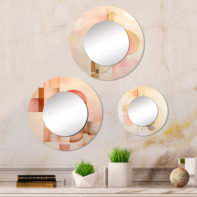 Hisamuddin Metal Round Mirror