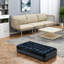 Modular Sectionals Chair, Metal Frame, Modern Rope Patio Seat for Outdoor Home