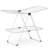 Clothes Drying Rack Foldable 2-Level Laundry Airer with Adjustable Wings