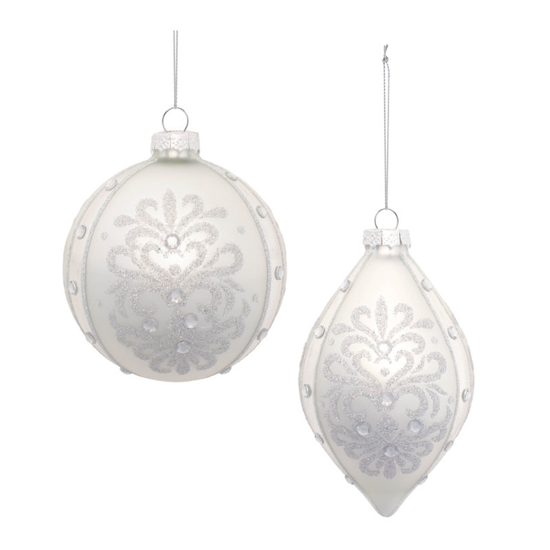Glittered Ornaments